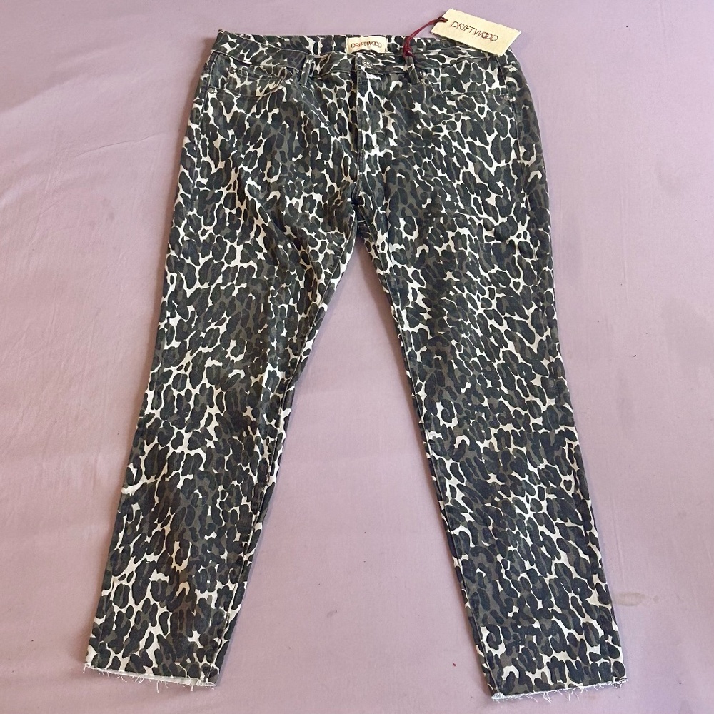 NWT Jackie Leopard Print Jeans by Driftwood